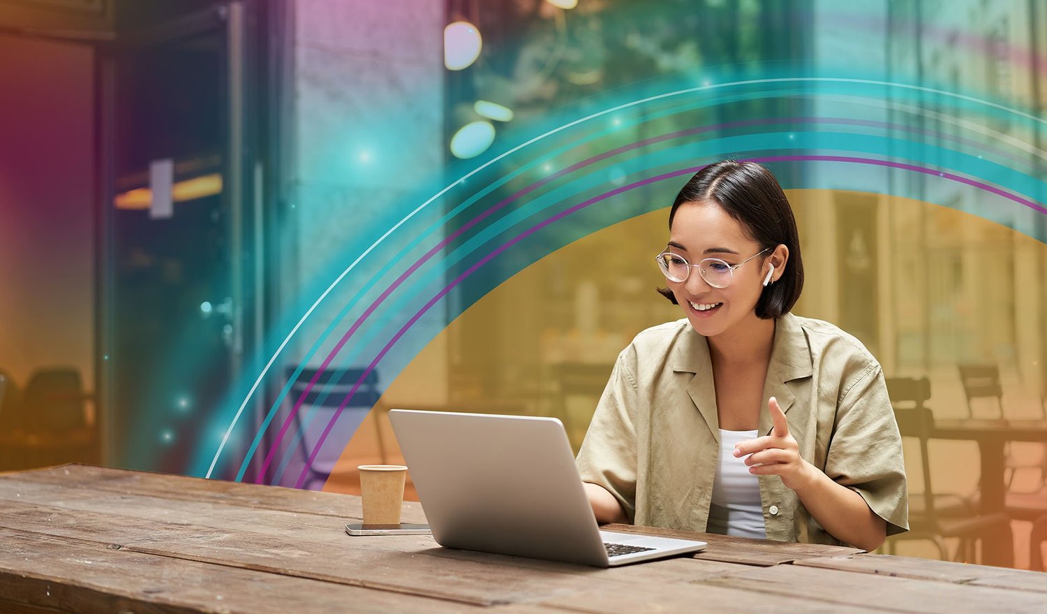 woman-cafe-call-laptop